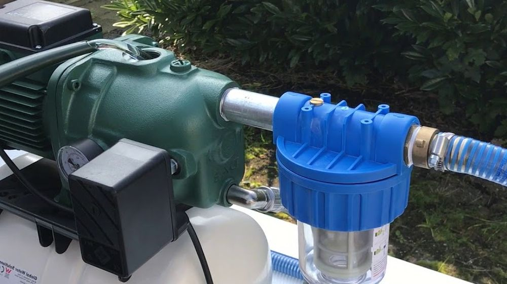 hydrofoorpomp regenwaterinstallatie