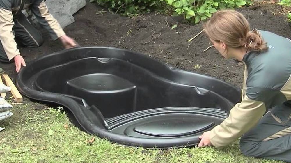 voorgevormde vijver zelf plaatsen 2