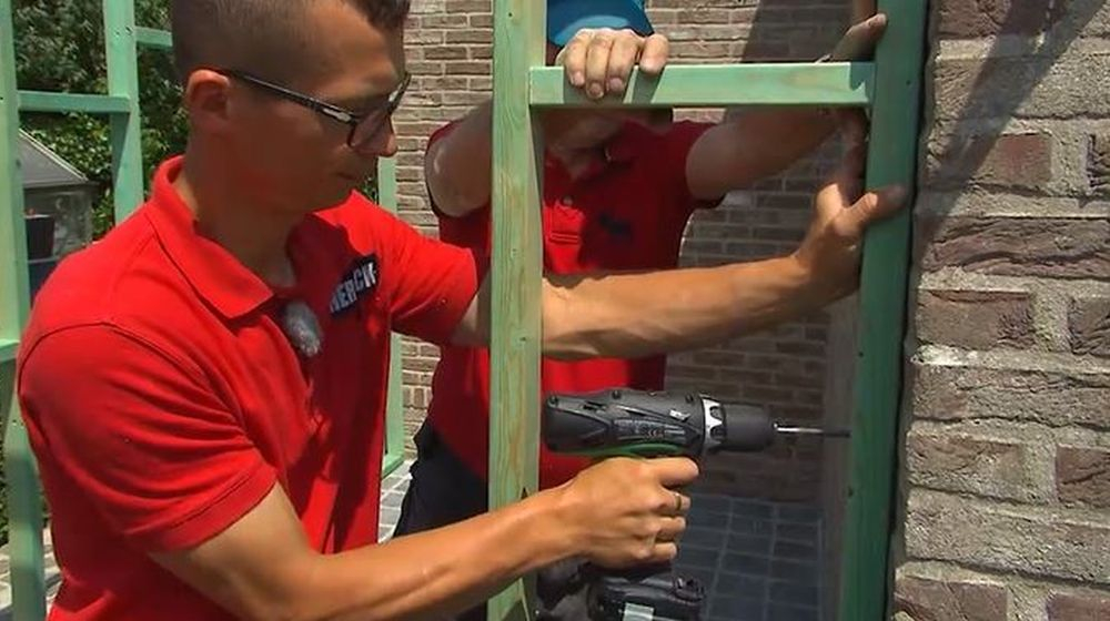 schroeven gevelbekleding plaatsen