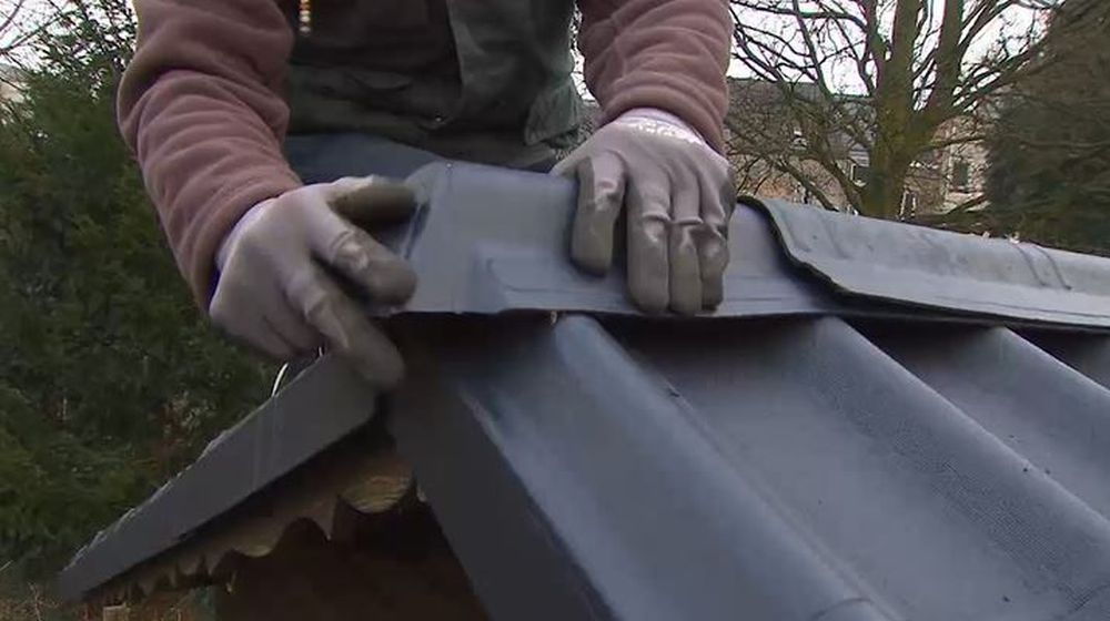 nokstukken tuinhuis renovatie