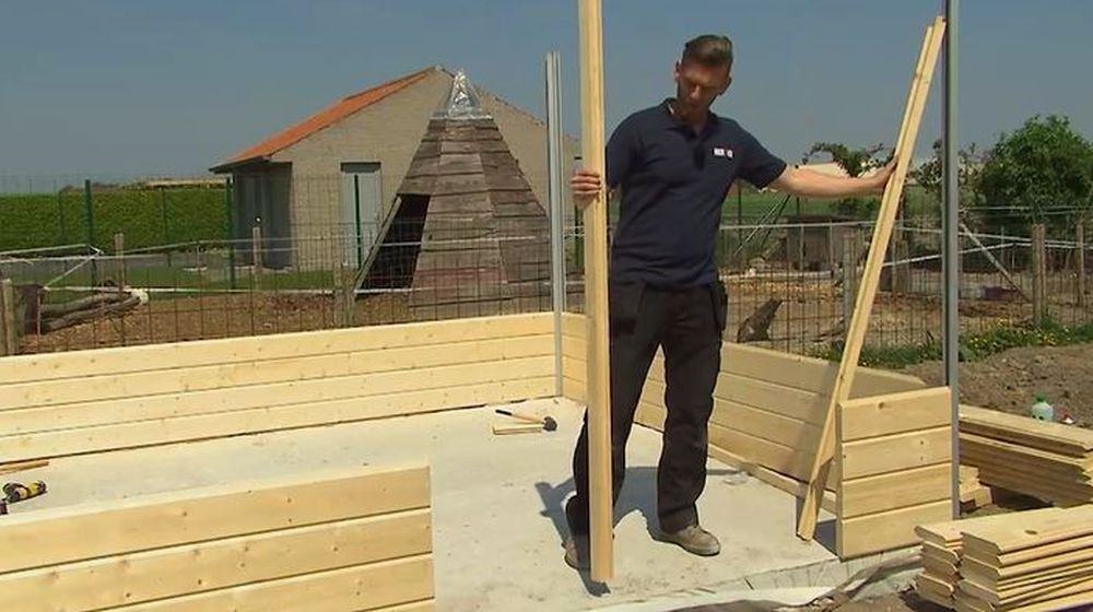 pakket abri de jardin bois