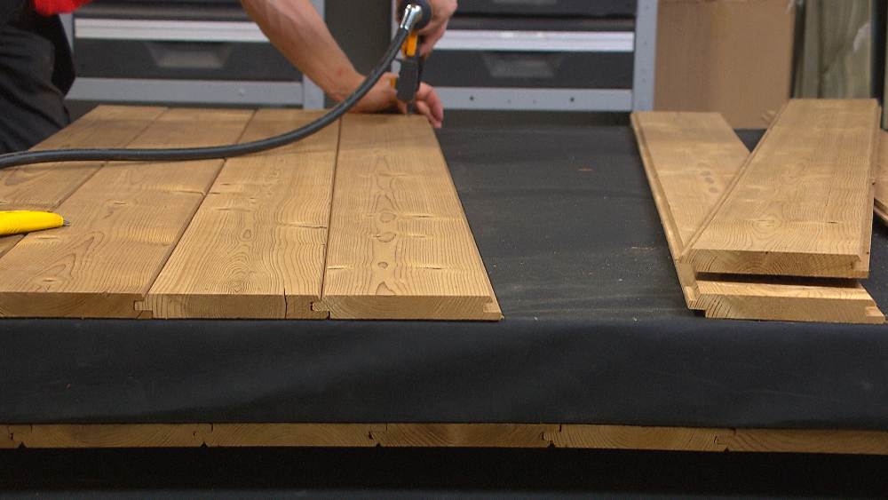 bekleding tuinpoort maken