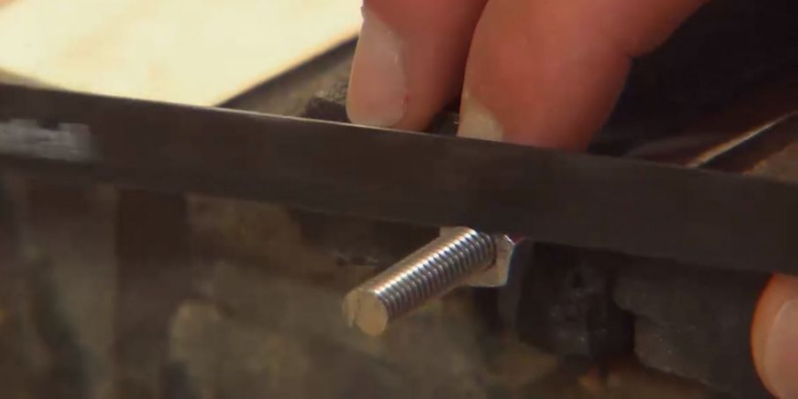 metalen delen kapstokkenlamp
