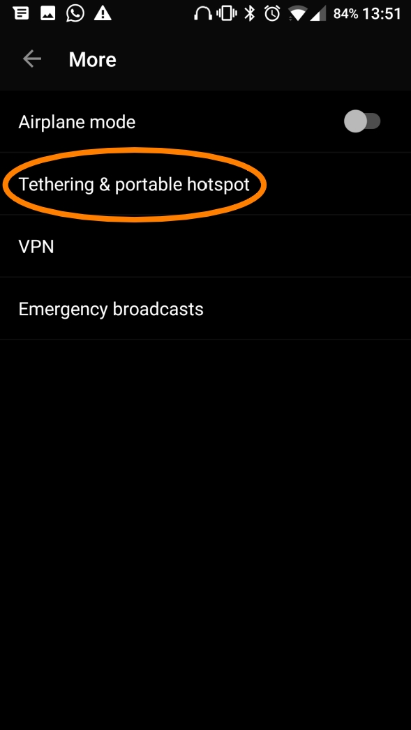 Hotspot Android 2