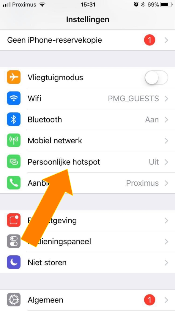 Hotspot iOS 1