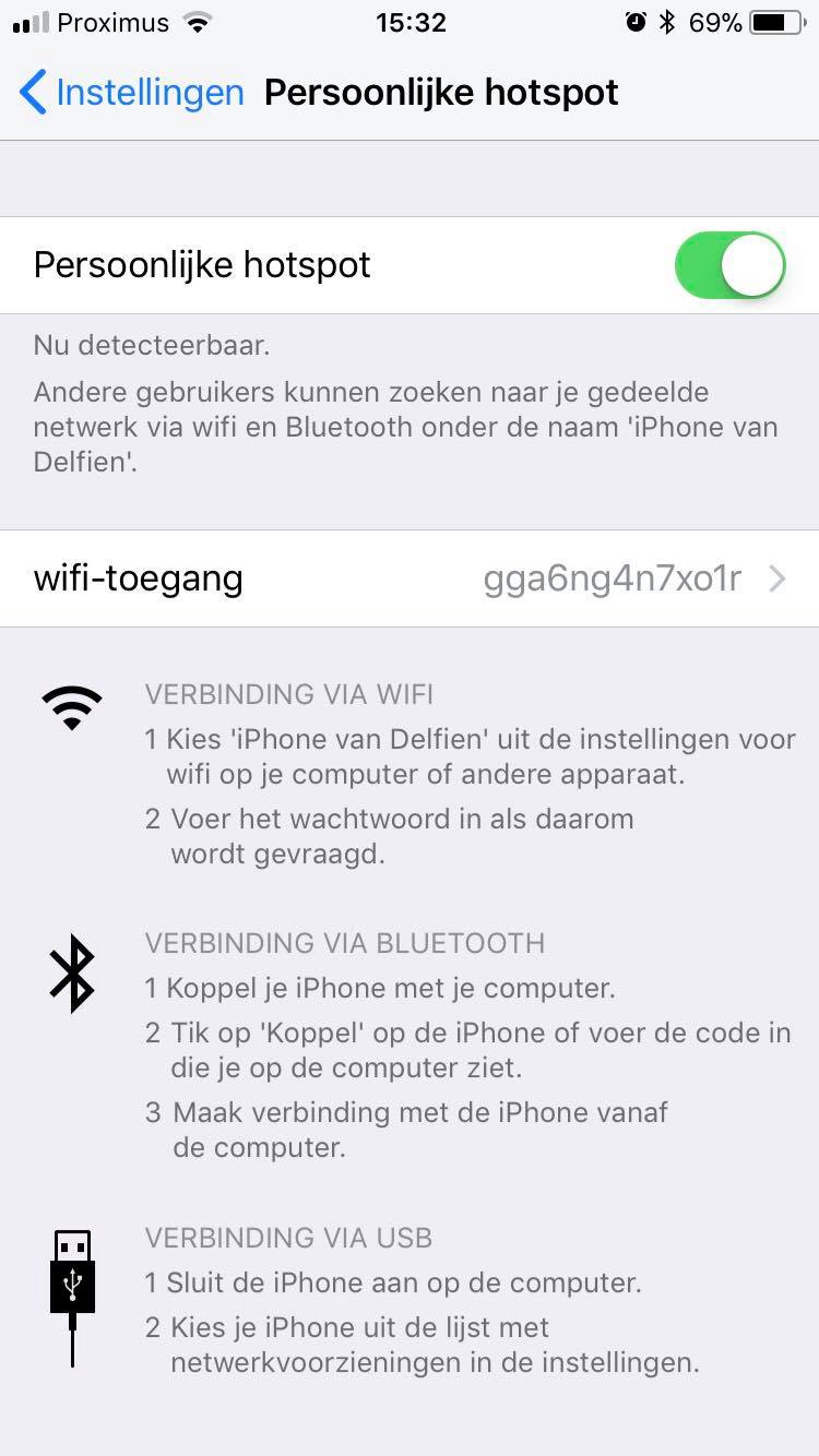 Hotspot iOs 2
