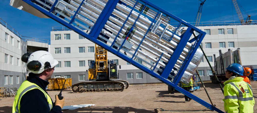 Construction modulaire d’usines