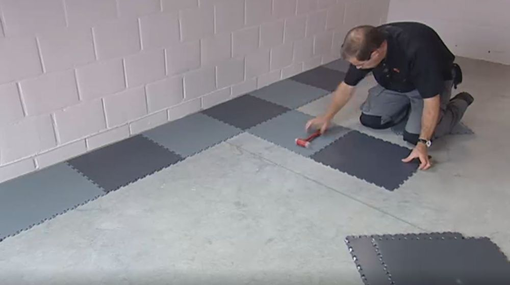 pvc-tegels garagevloer aanpakken