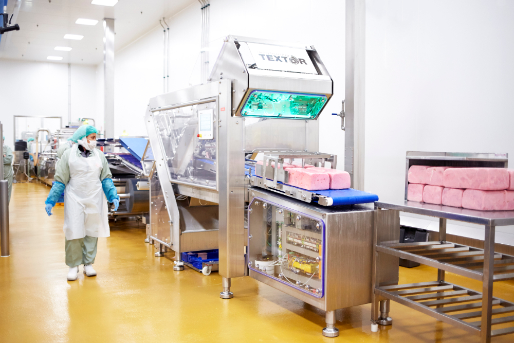 De productielijnen werden volledig geautomatiseerd
