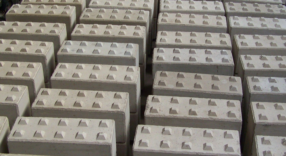 la production de blocs empilables
