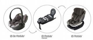 L'iZi Modular i-Size de Be Safe comprend une base i-Size et deux si&egrave;ges: l'iZi Go Modularet l'iZi Modular iSize
