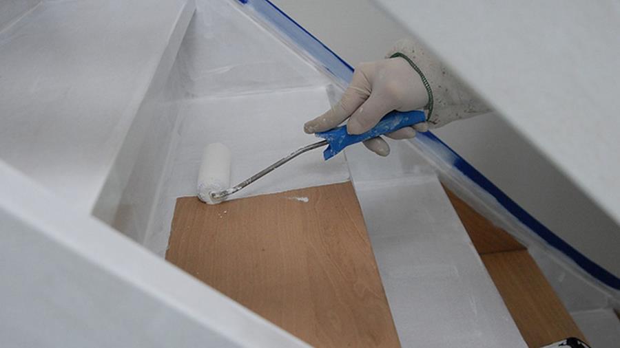borstel en rol trappen schrijnwerk