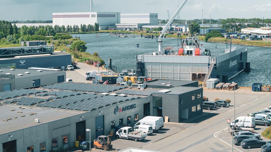 Gardec-site in Zeebrugge