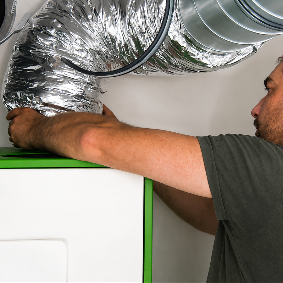 kopfoto ventilatie zelf plaatsen