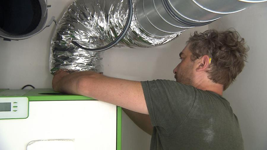 flexibele leiding op box