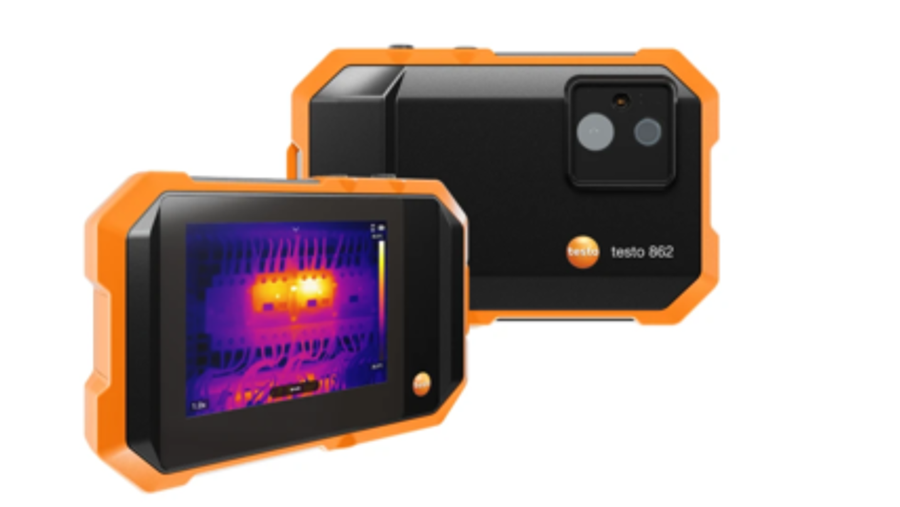 Compacte testo 862 warmtebeeldcamera voor thermografische metingen