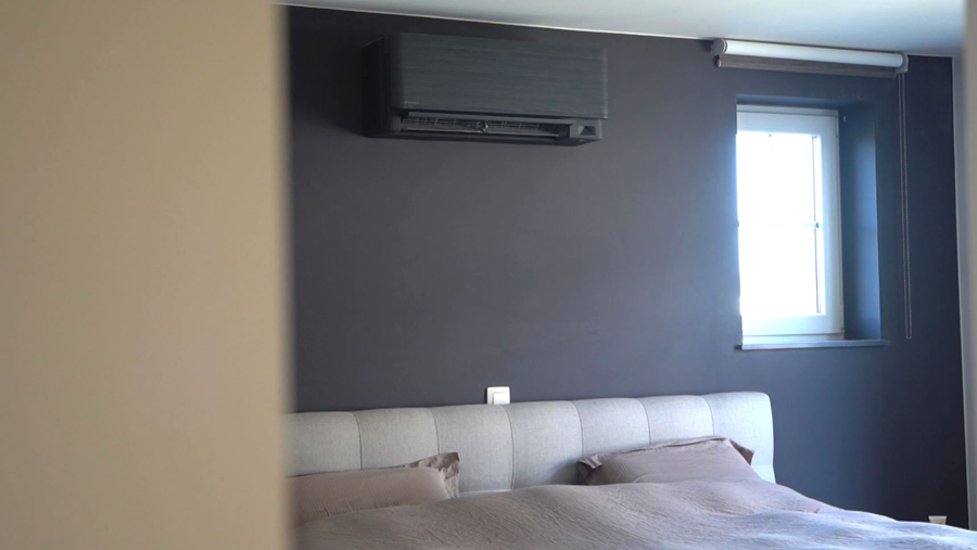 warmtepomp in slaapkamer