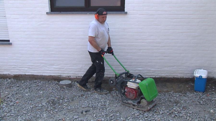 betonpuin aantrillen foto
