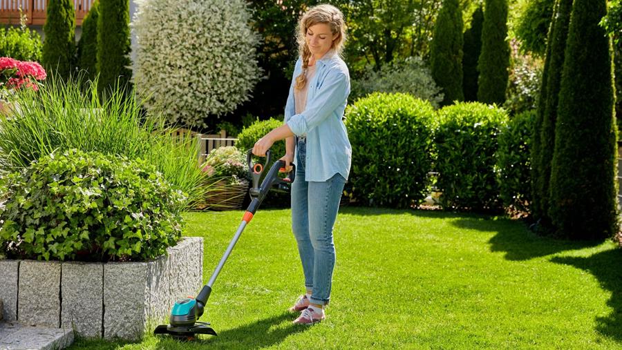 gardena grastrimmer gebruik