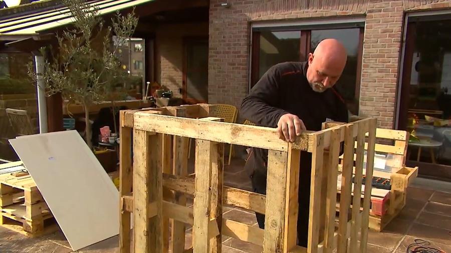simpel ontwerp palletbar