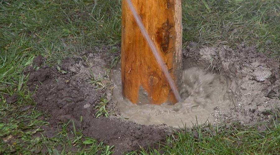 tweede paal vastzetten