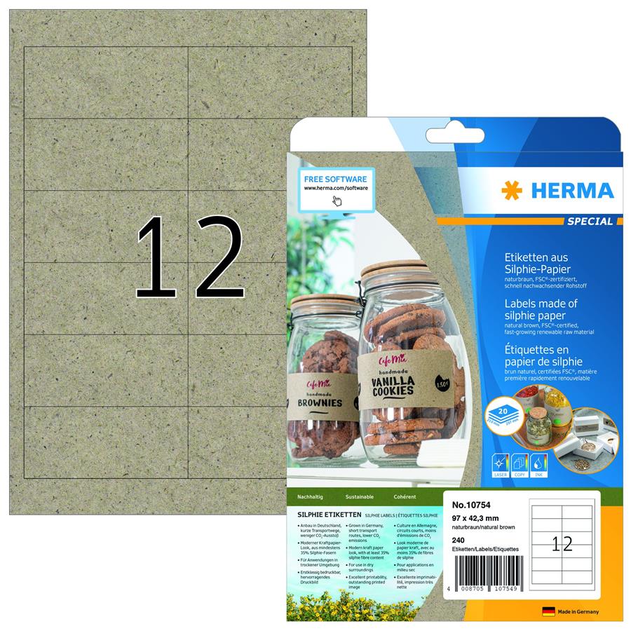 Etiketten Herma 12 stuks